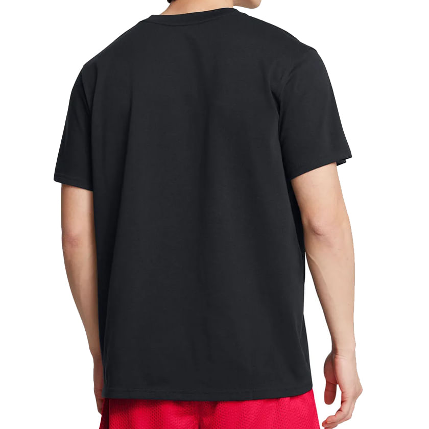 Under Armour Camiseta 1382831-BKBKBK M HW PretoPretoPreto Poliester -1-